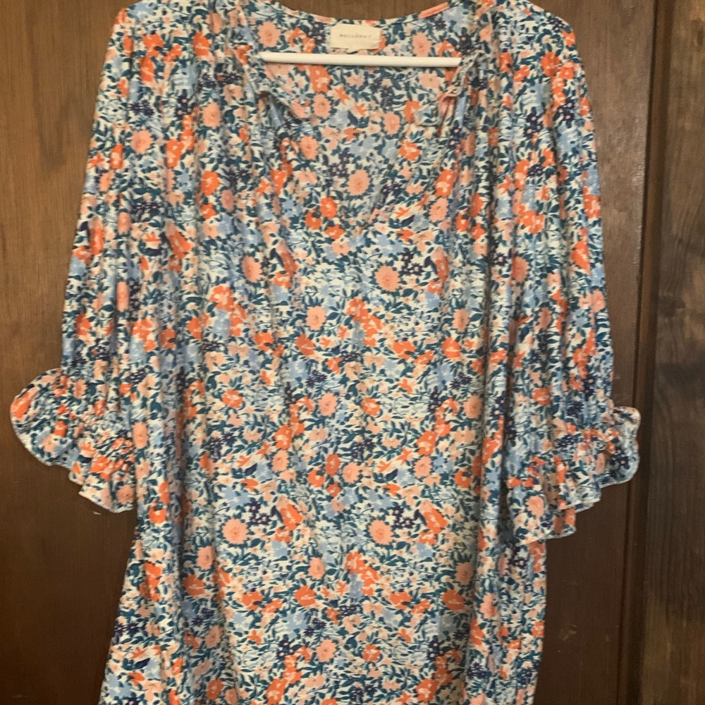 Melloday - Floral Blouse (Size 3X) (Never Worn)